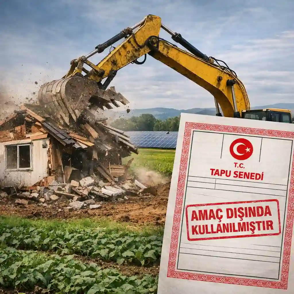 İzinsiz yapılar ve tarım arazisi