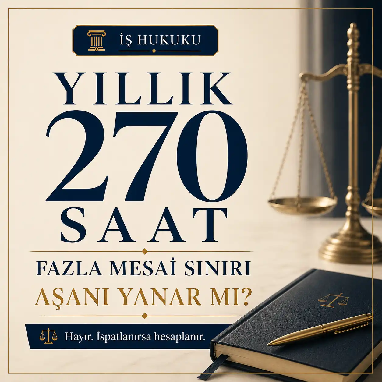 yıllık 270 saat